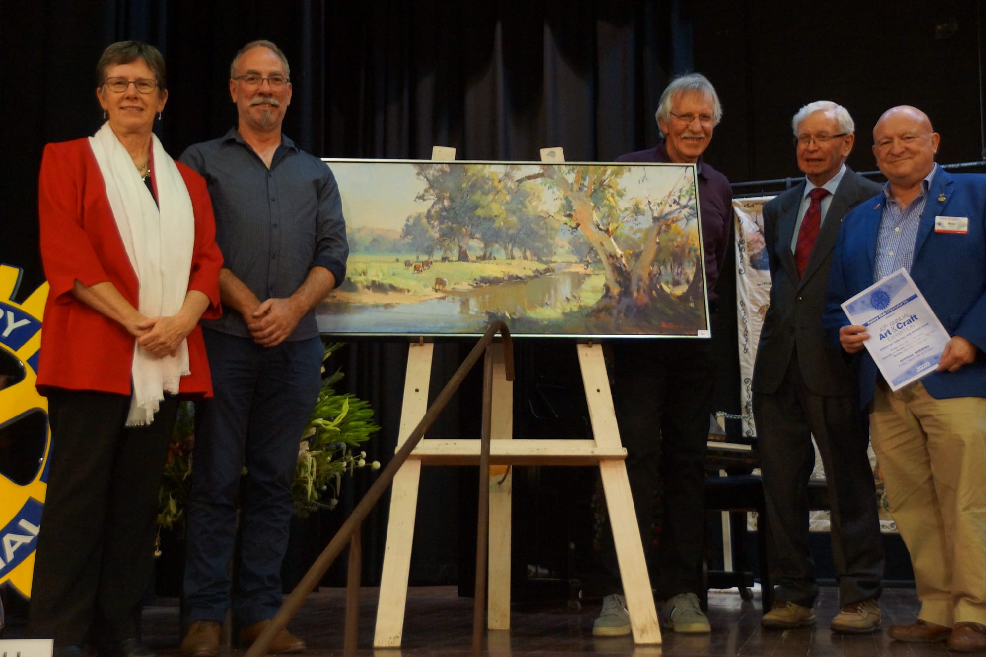 Rotary art show a huge success
