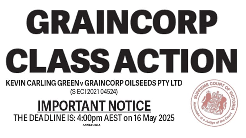 GrainCorp Class Action post image